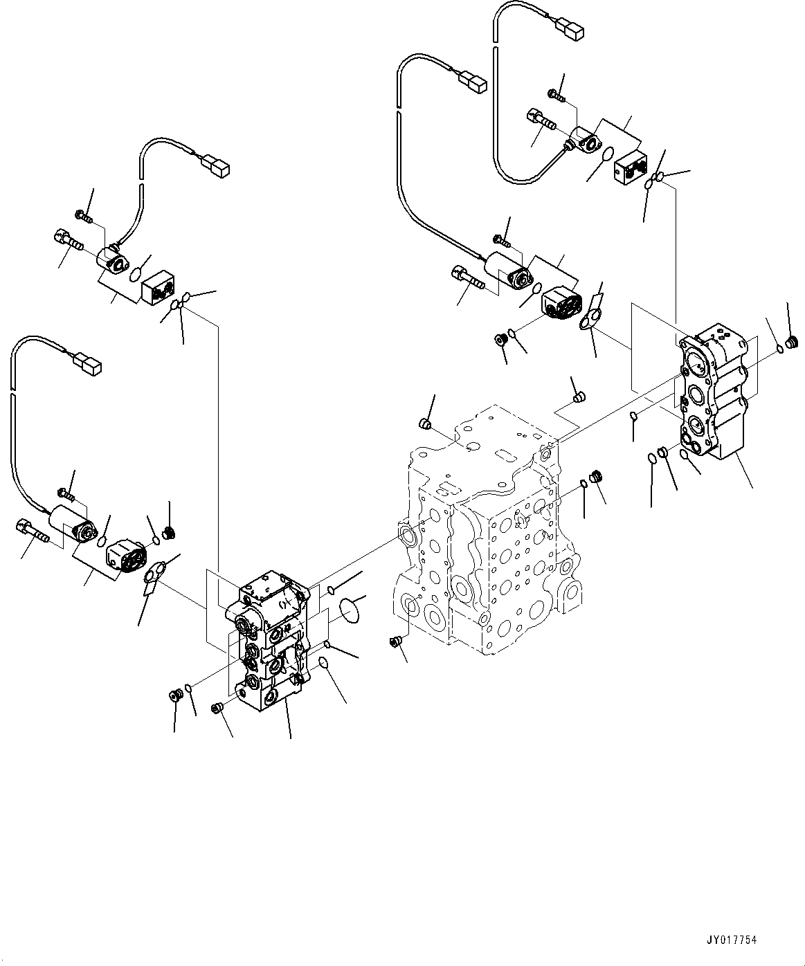 Клапан пилотный 702-21-64100 KOMATSU