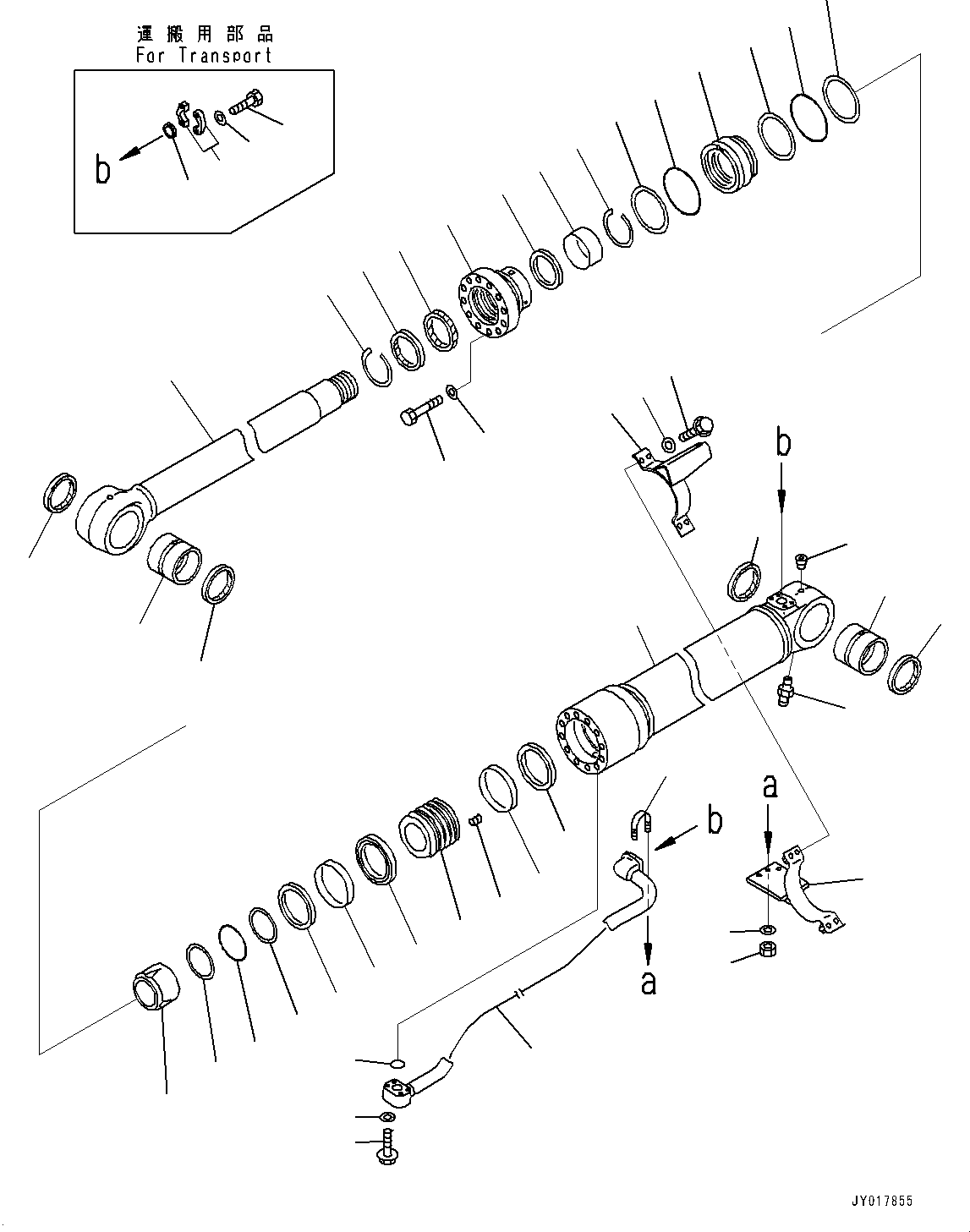 Трубка 207-70-KM510 KOMATSU