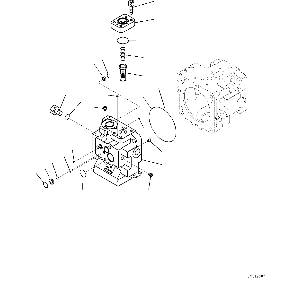 Cap Subassembly (708-1S-04340) KOMATSU