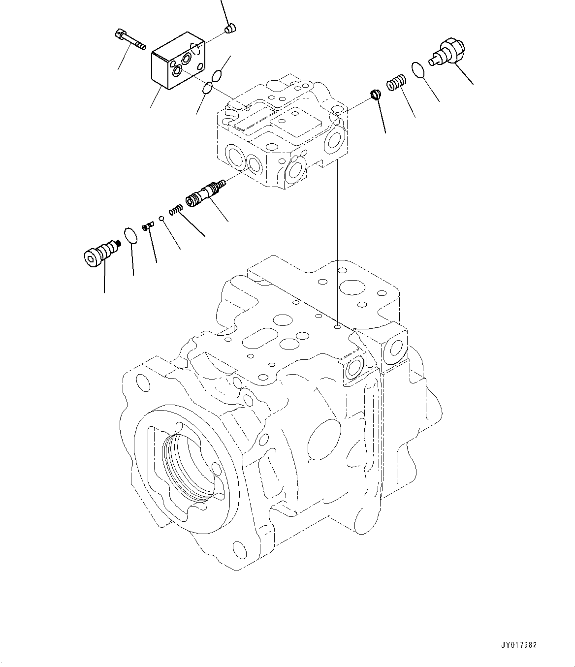 Spool Subassembly 708-1U-03560 KOMATSU