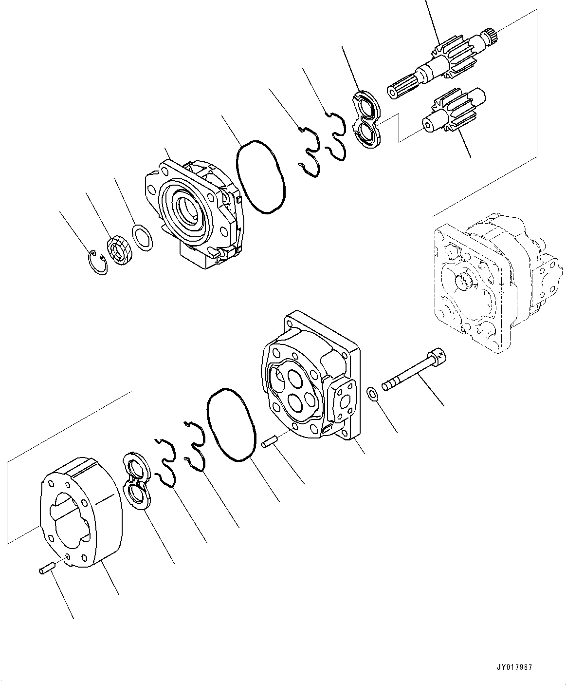 Pump Assembly, SAR 63 + 50, SAR 63 + 50 705-52-30A60 KOMATSU