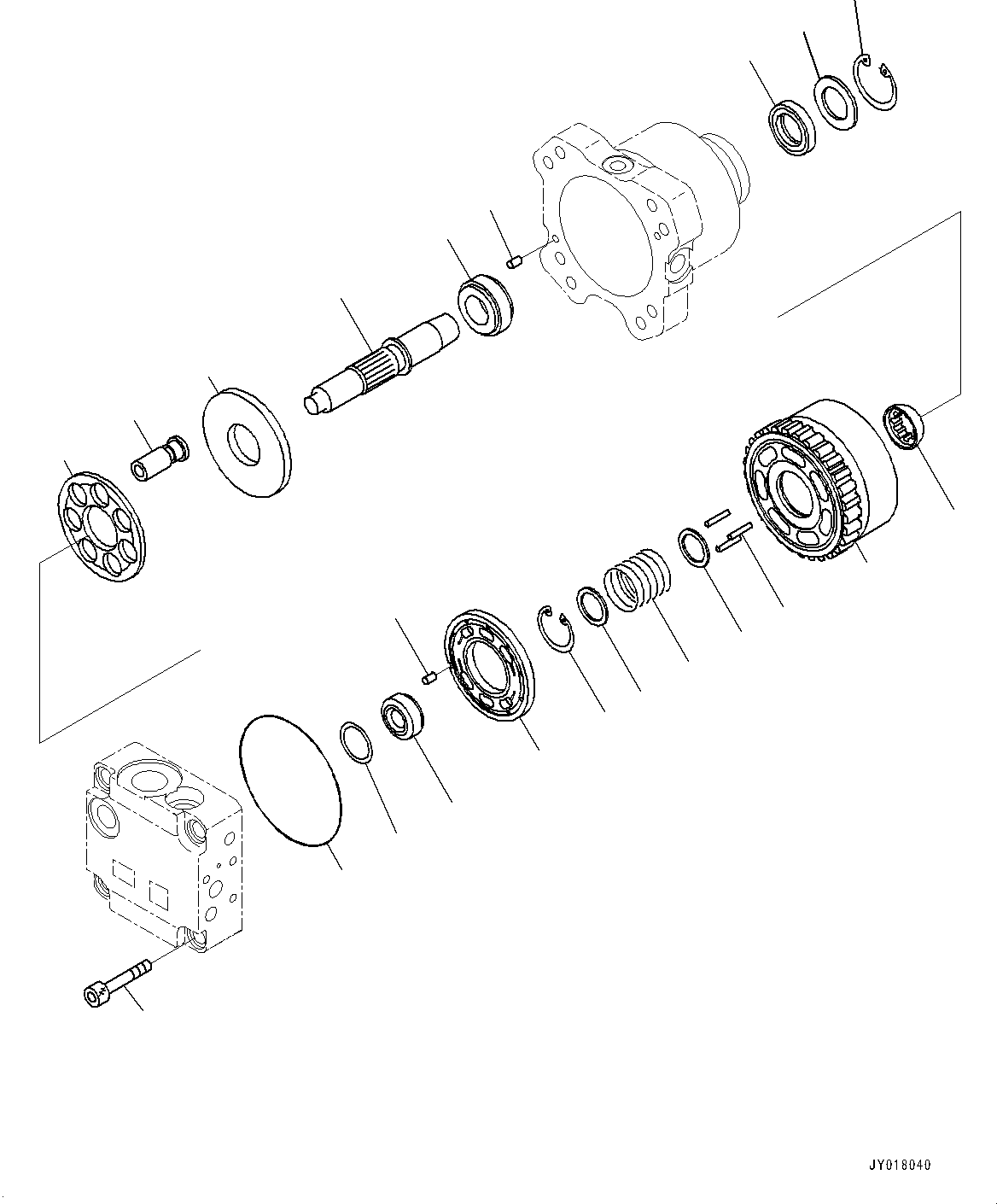 Направляющая фиксатора 708-7T-13870 KOMATSU