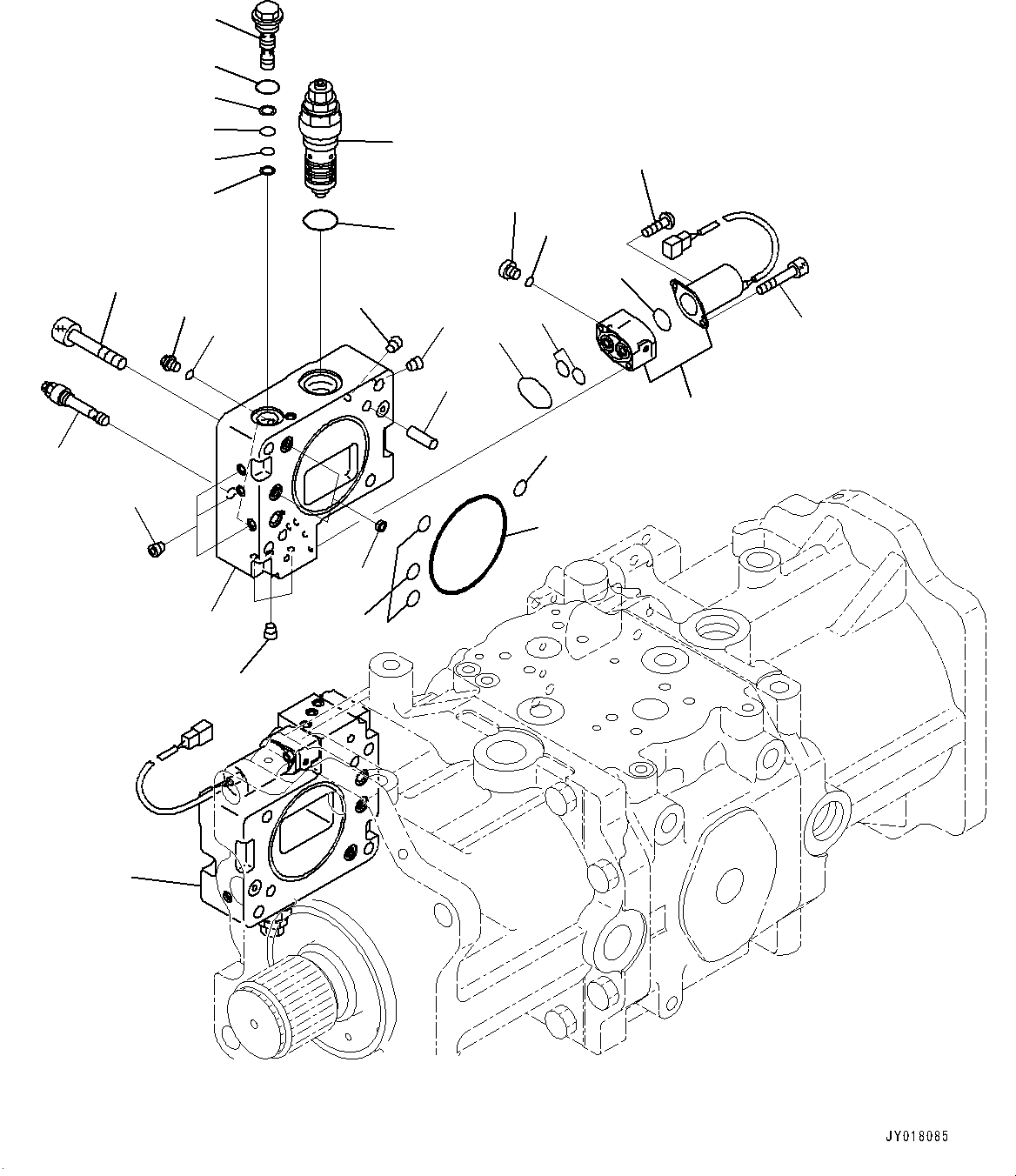 Клапан в сборе (708-2K-03560) KOMATSU