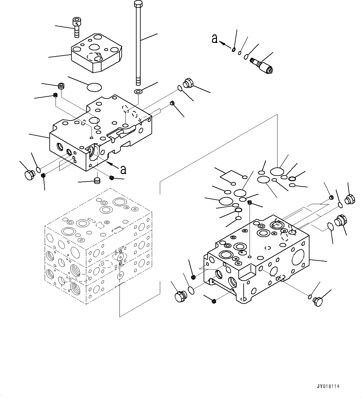 Клапан управления в сборе 723-43-12201 KOMATSU