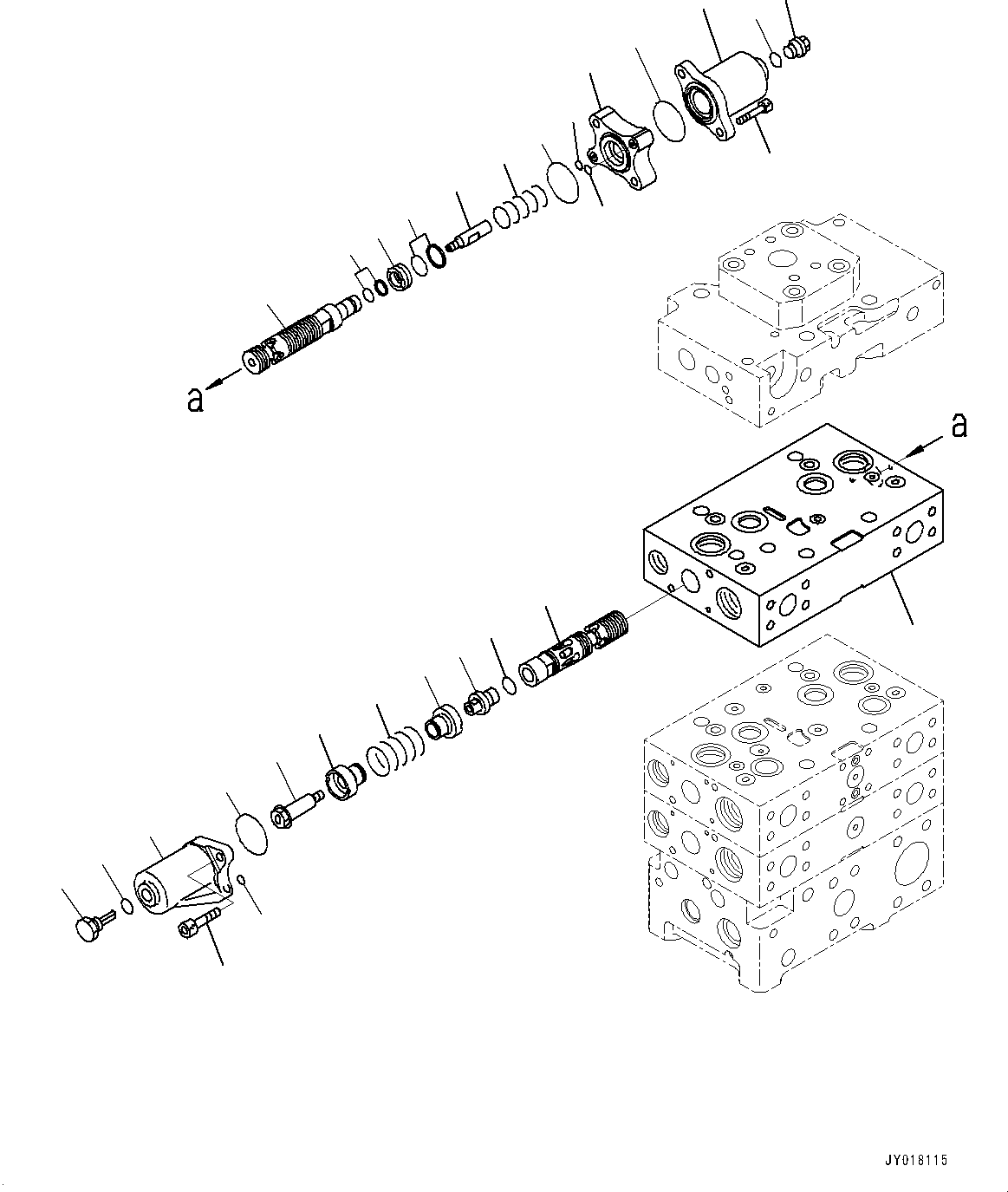 Spool Assembly 723-46-71100 KOMATSU