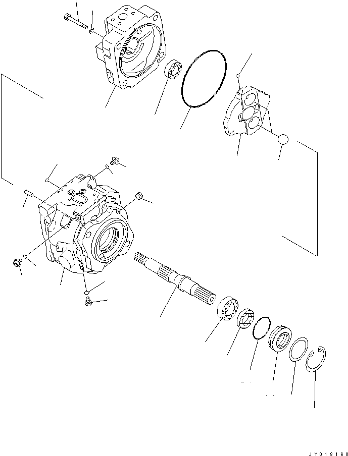 Насос (подузел) (708-1W-01917) KOMATSU