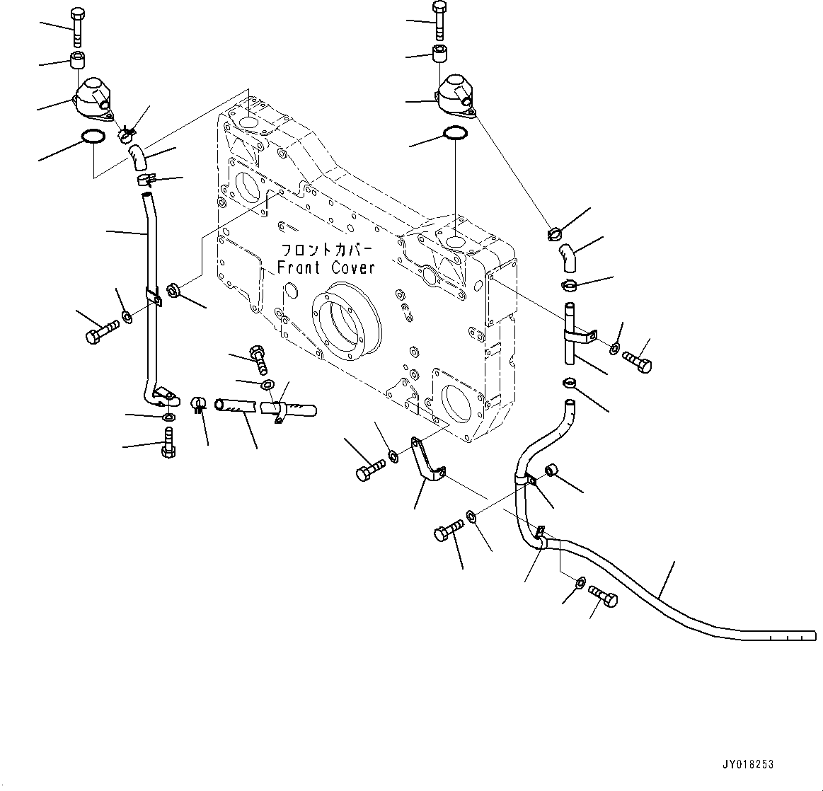 Шланг 07287-01917 KOMATSU