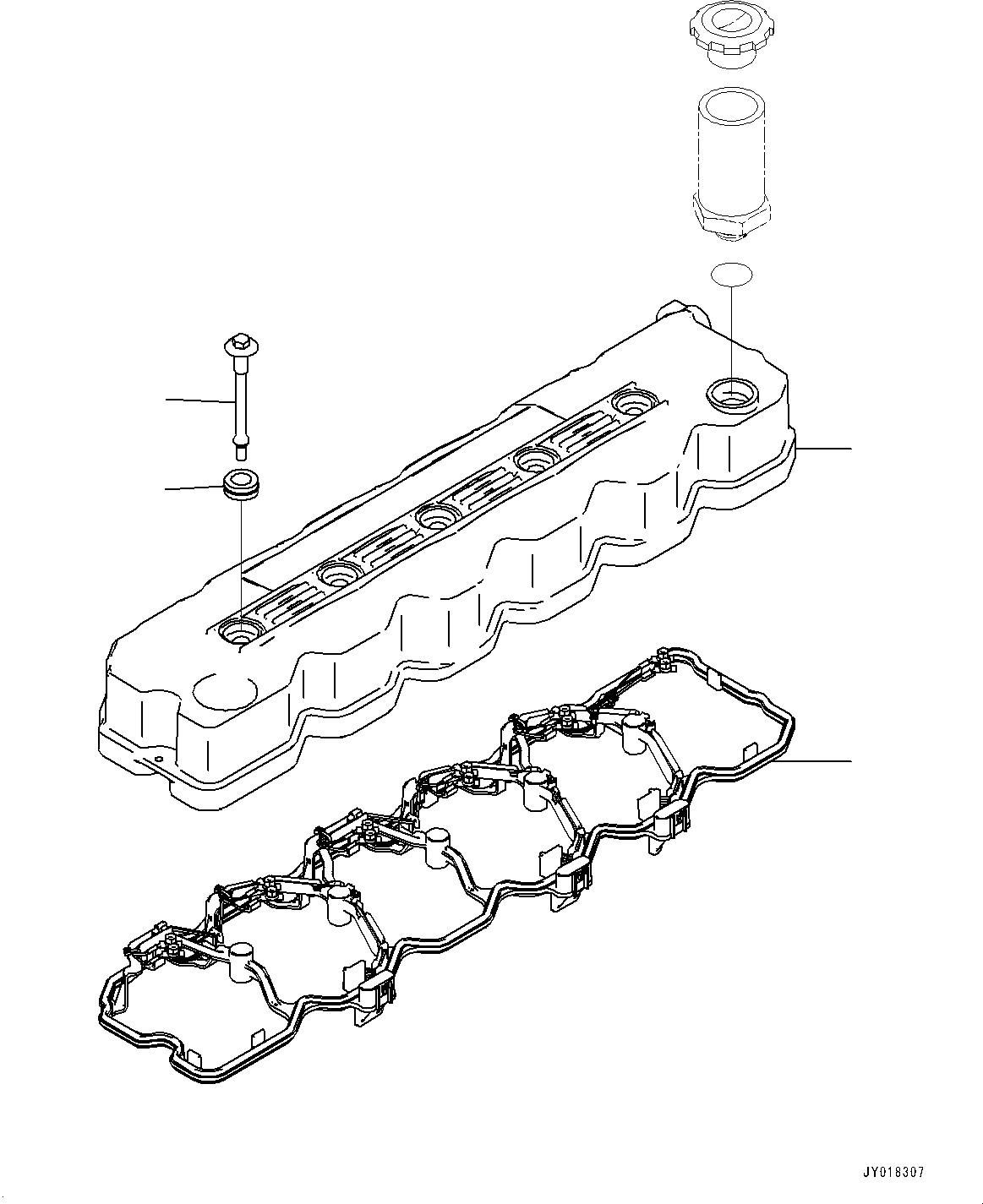 CAP, FILLER 6745-22-7420 KOMATSU