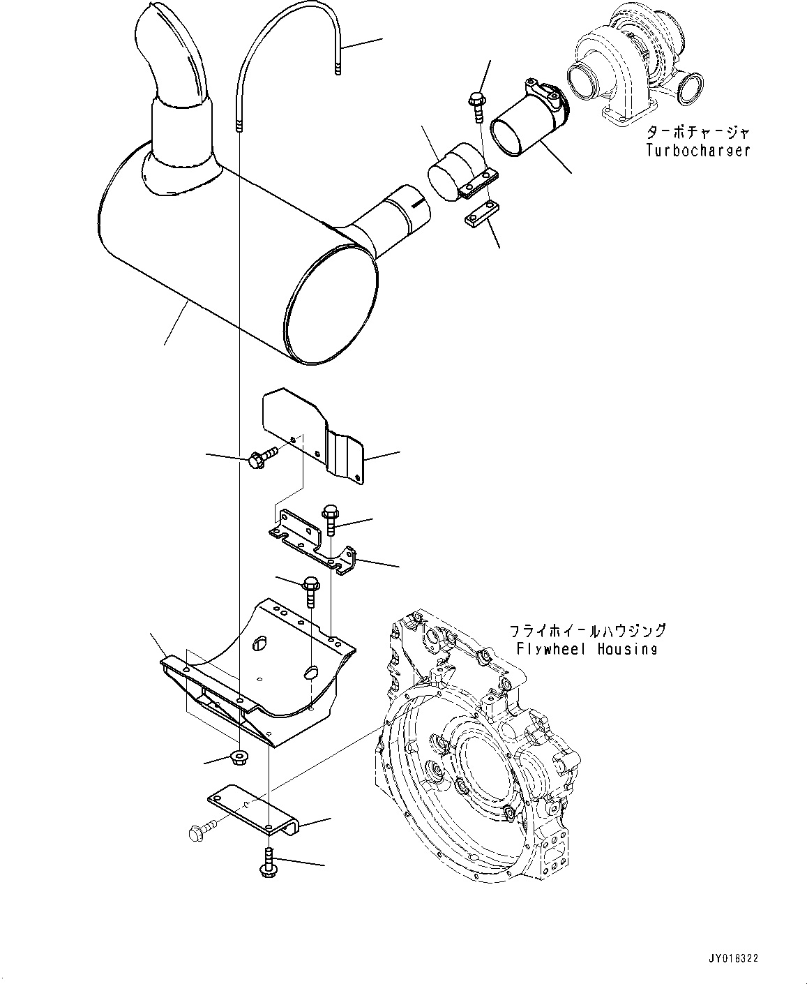 Глушитель 6754-11-6170 KOMATSU
