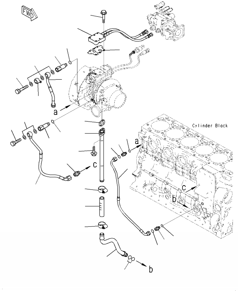 Шланг CU5256932 KOMATSU