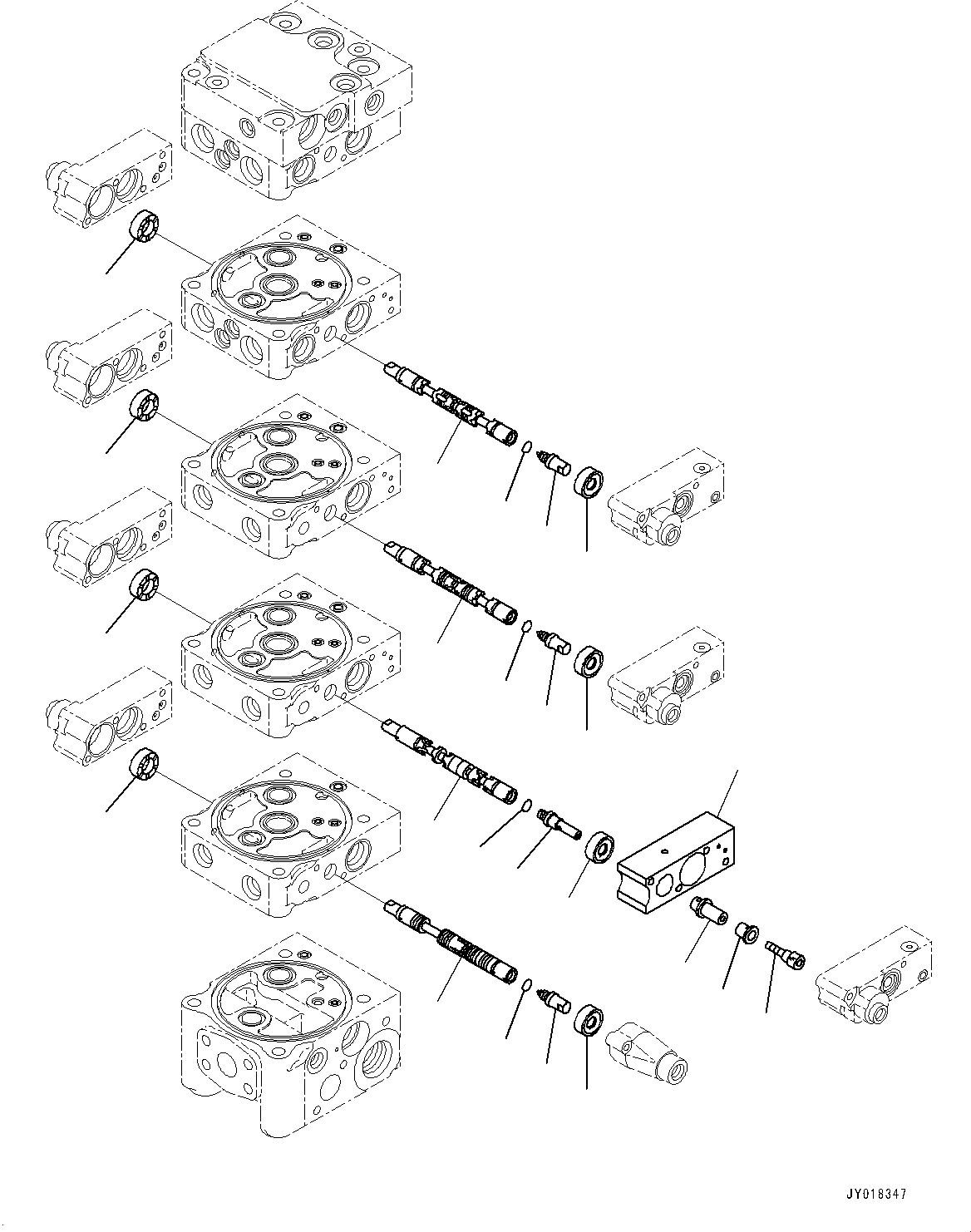 Клапан управления в сборе 723-25-11900 KOMATSU