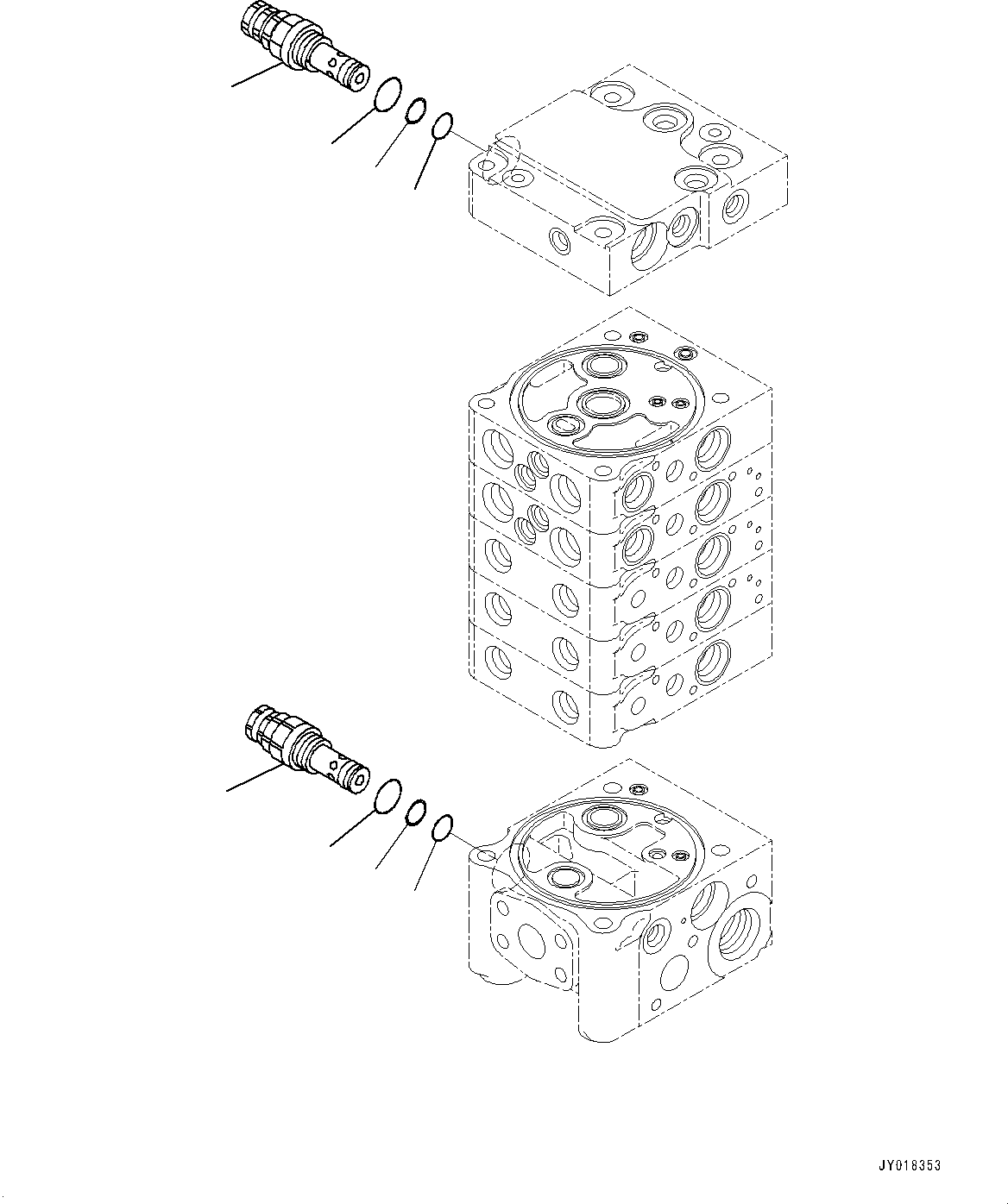 Предохранительный клапан 723-20-67300 KOMATSU