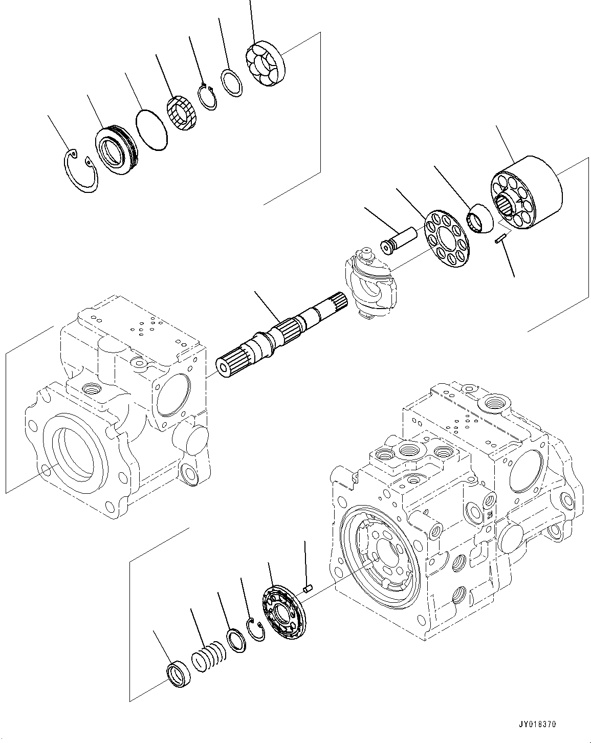 Block Assembly, Front (720-2G-04310) KOMATSU