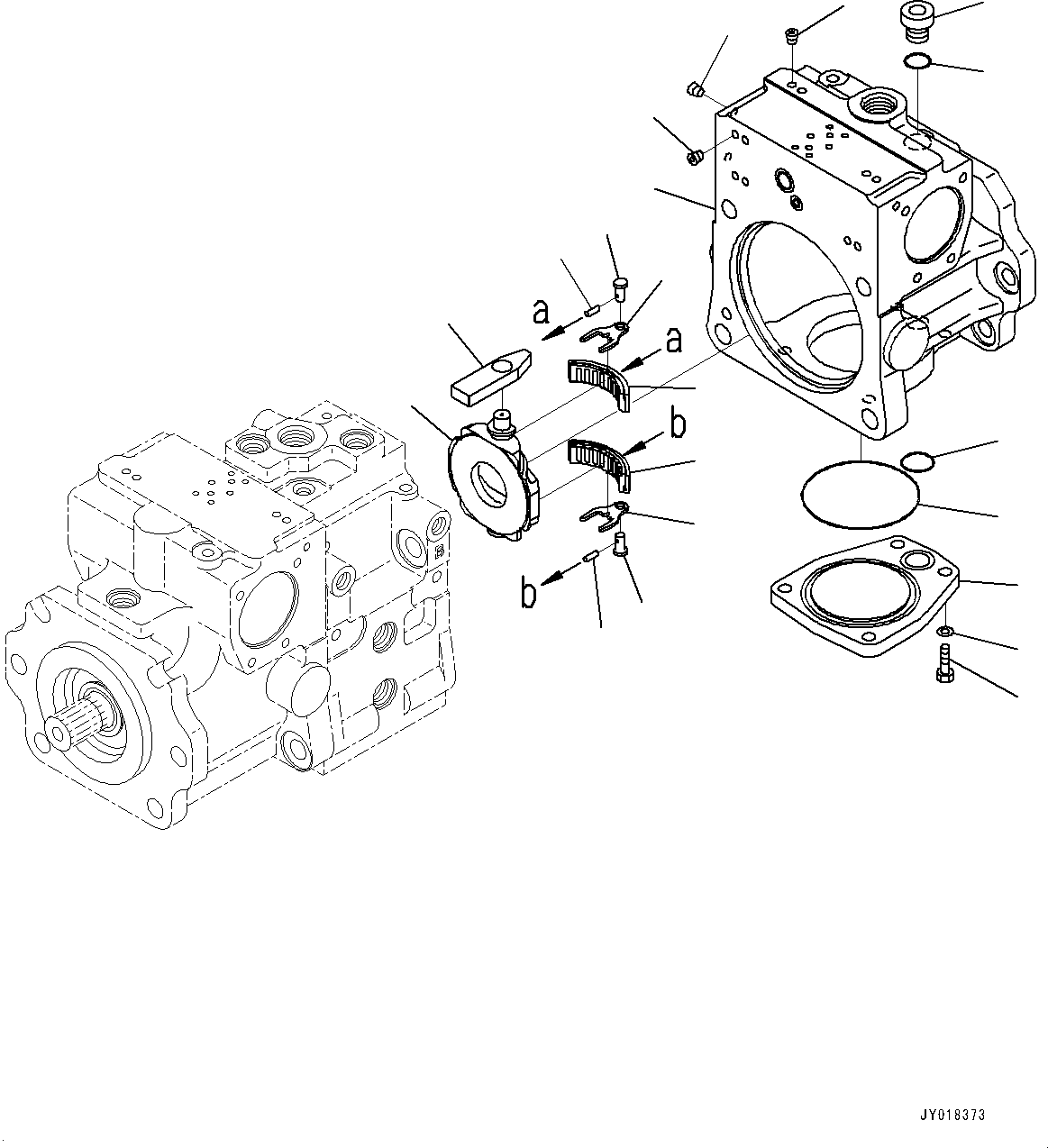 Case Assembly, Rear (720-2G-04120) KOMATSU