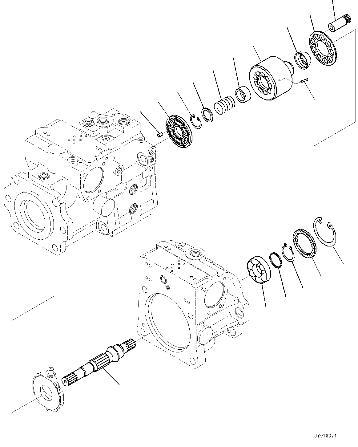 Block Assembly, Rear (720-2G-04320) KOMATSU