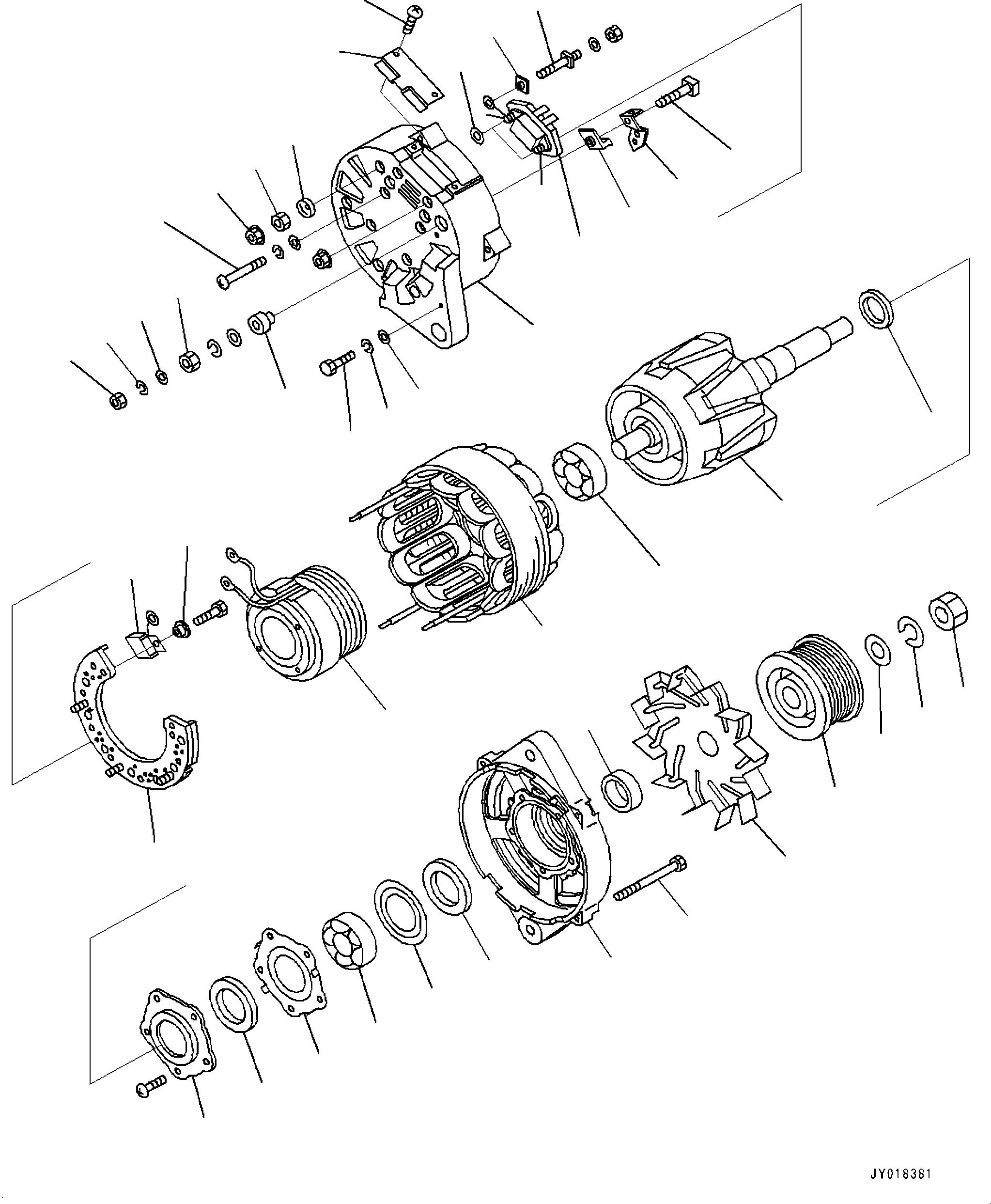 Генератор 600-861-9130 KOMATSU