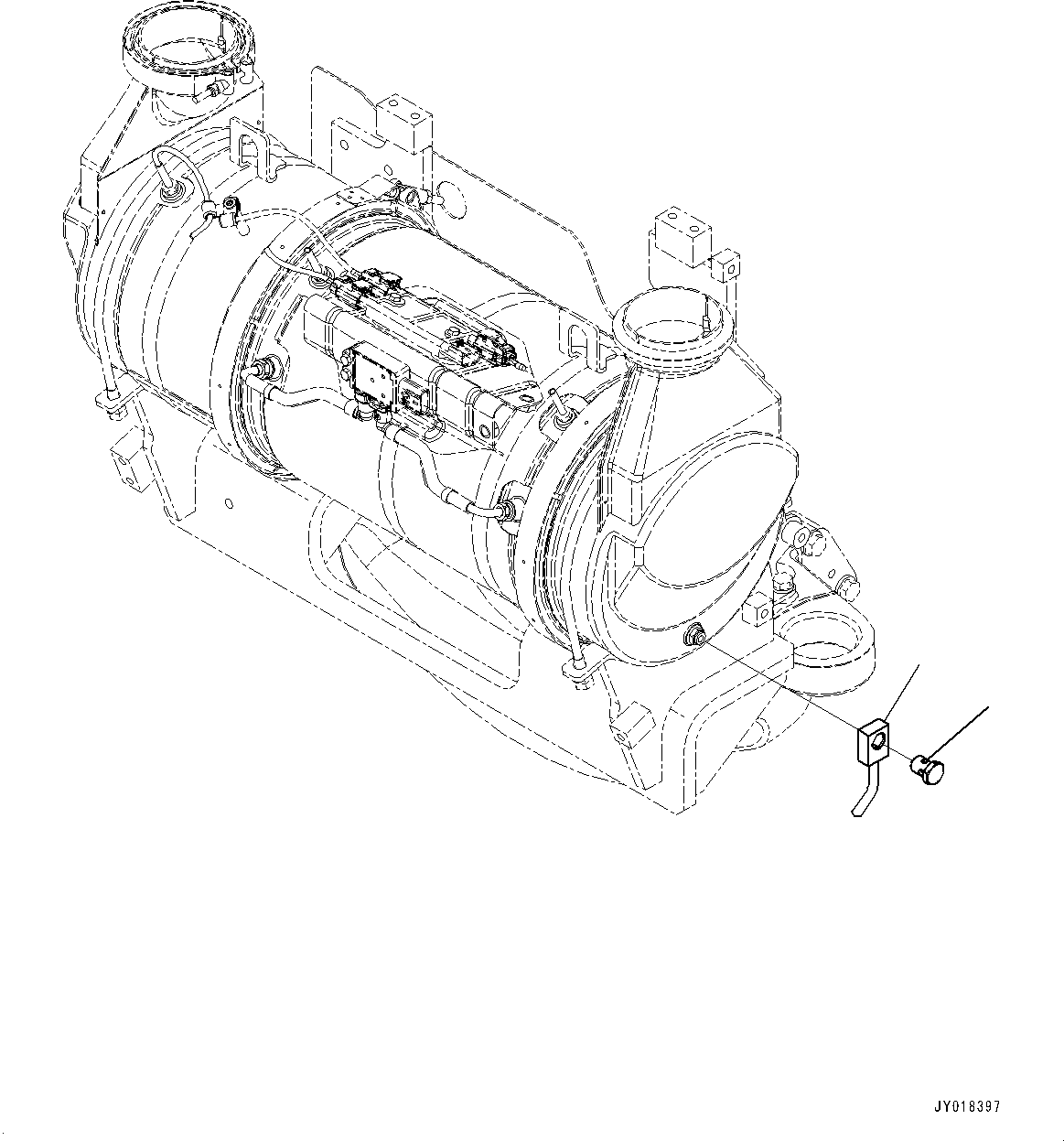 Трубка 13Y-01-11412 KOMATSU