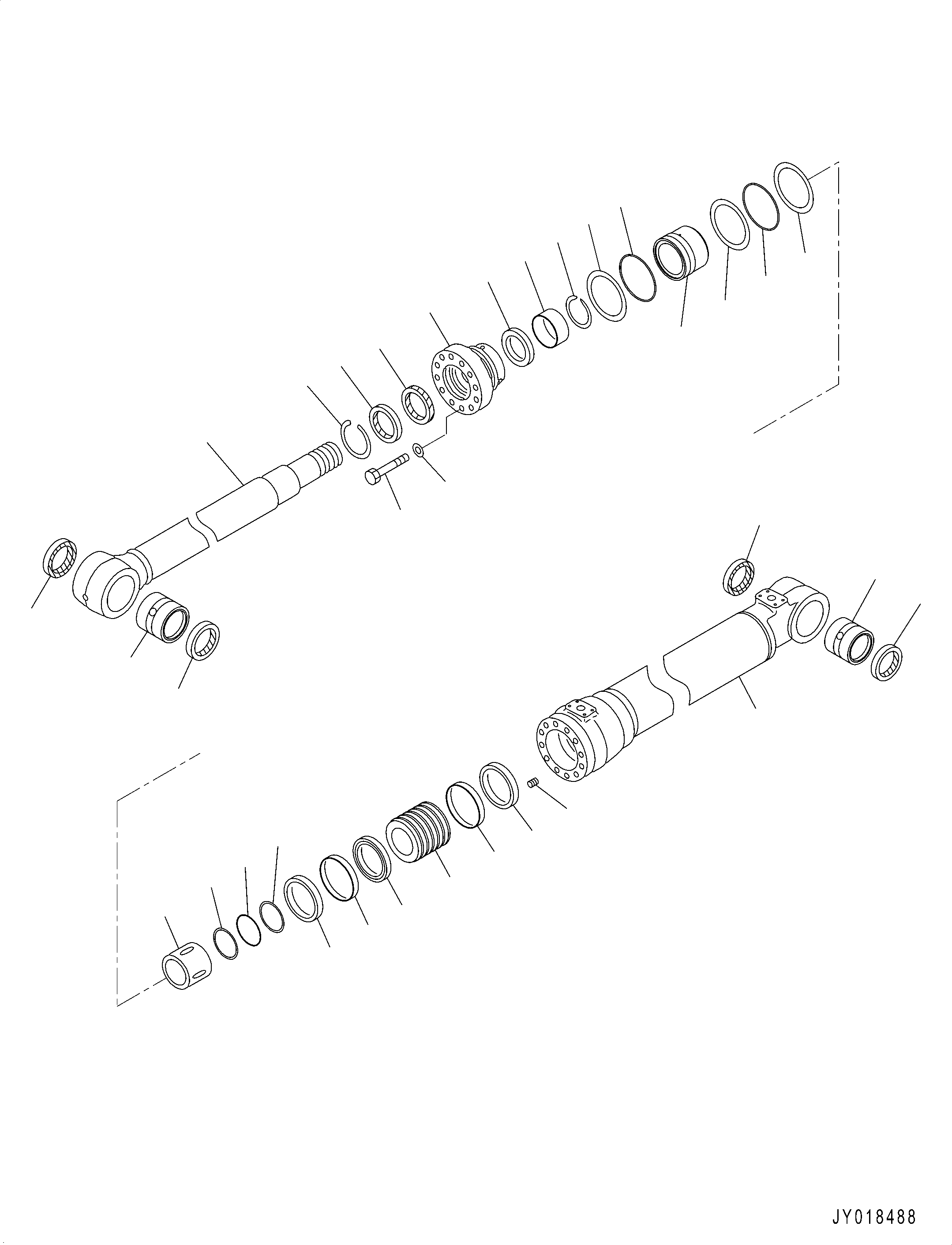 Цилиндр 707-13-13A80 KOMATSU