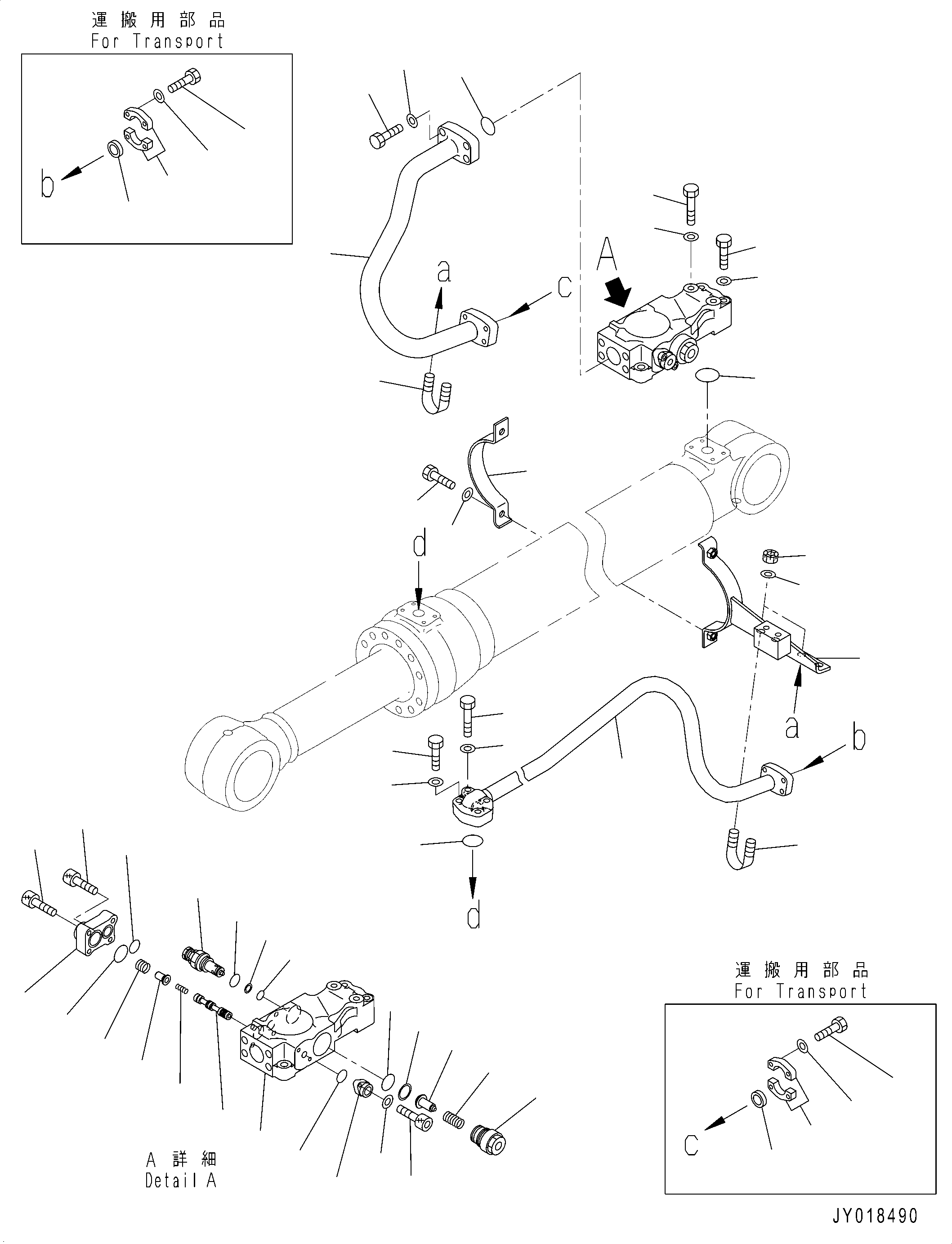 Трубка 2A5-06-K0120 KOMATSU