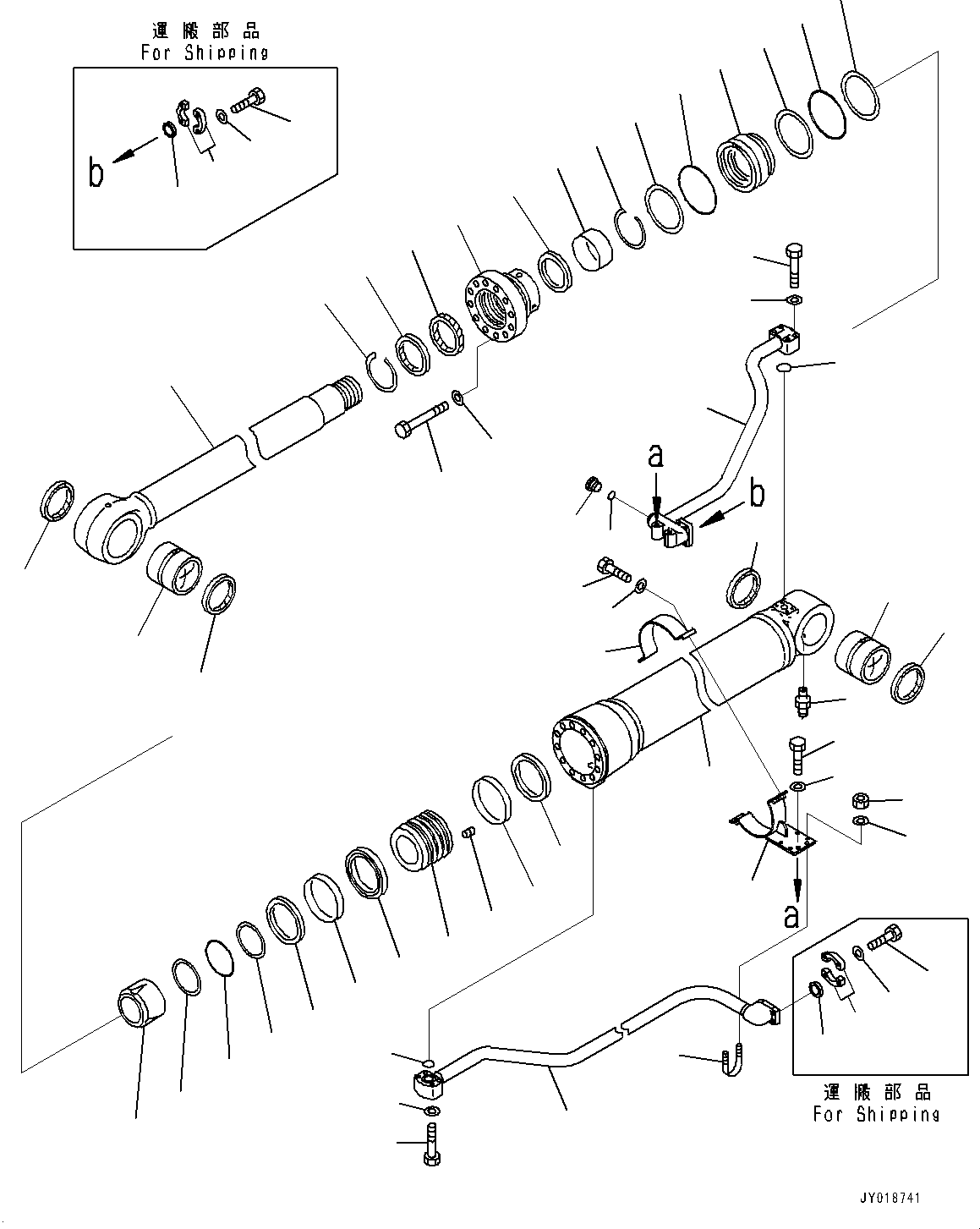 Трубка 707-86-00960 KOMATSU