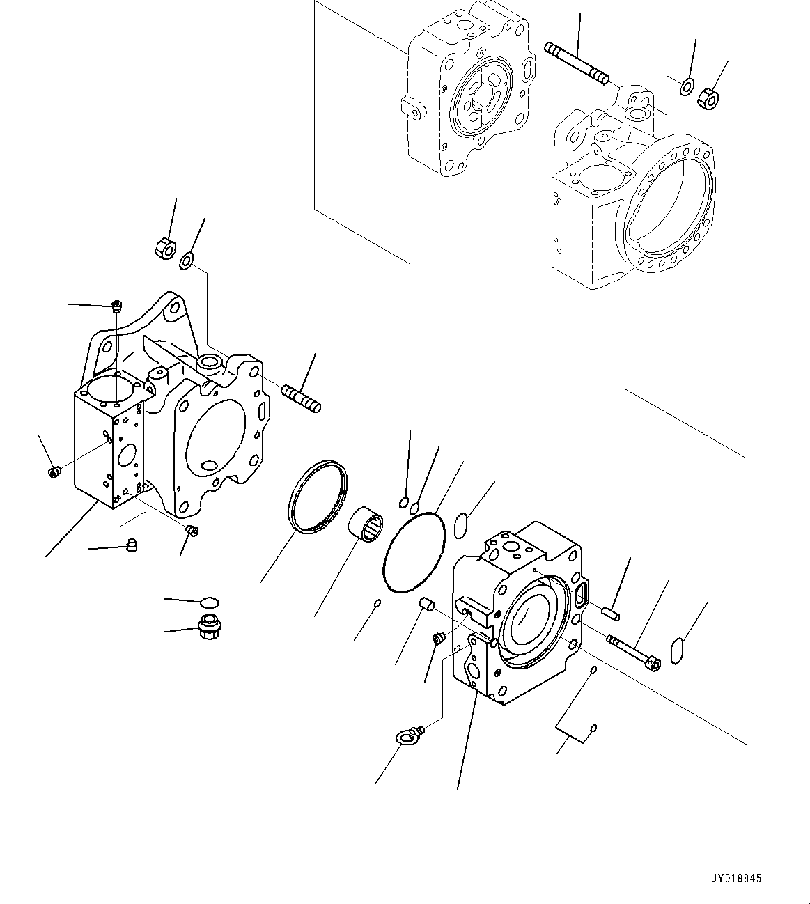 Насос (подузел) (708-2L-08030) KOMATSU