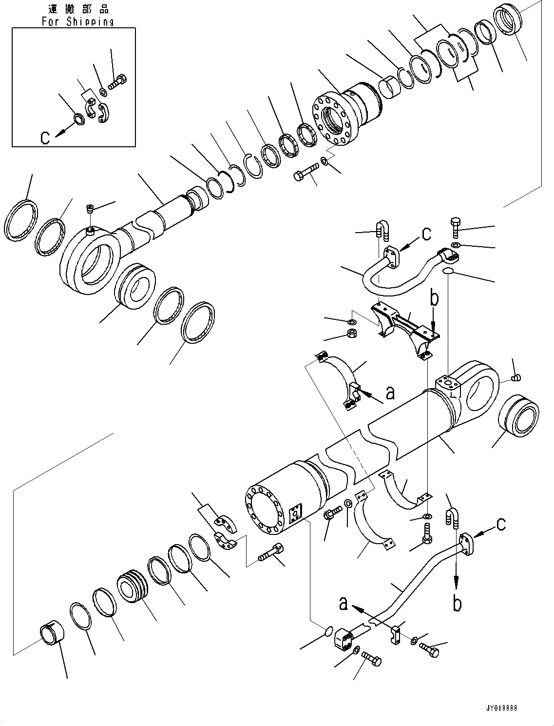 Головка цилиндра 707-28-20331 KOMATSU
