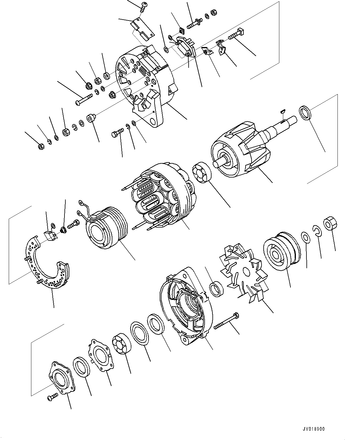 Генератор 600-825-9312 KOMATSU