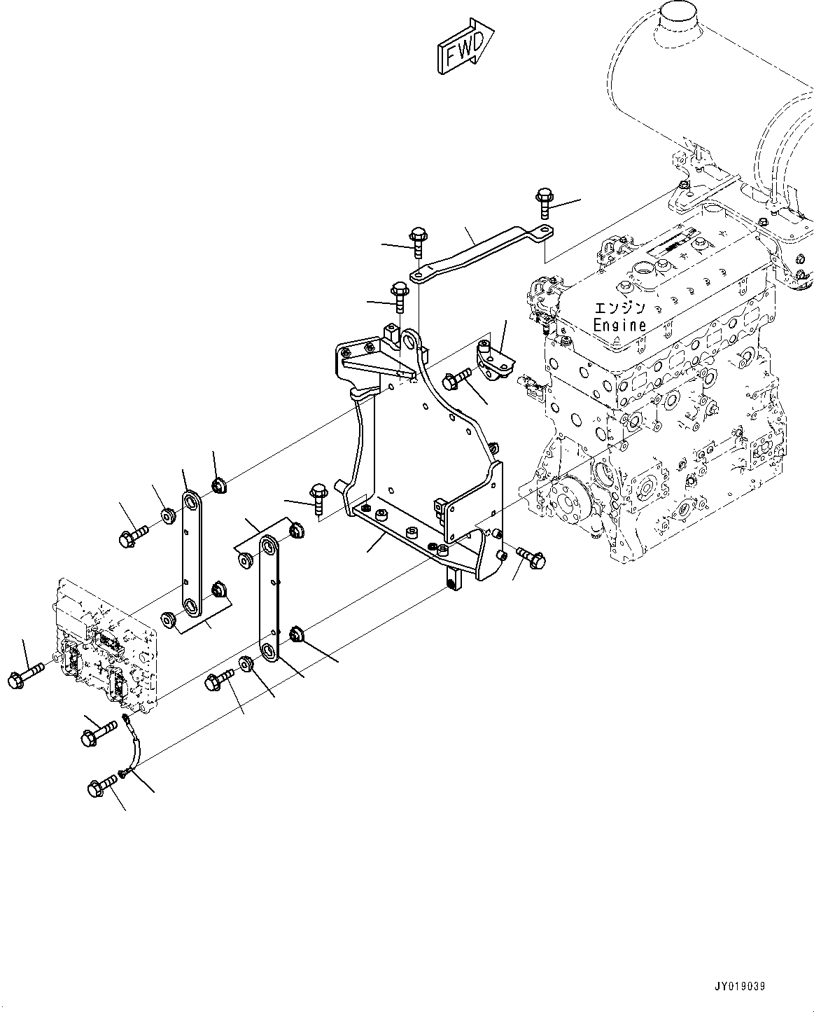 Пластина 11Y-01-41780 KOMATSU