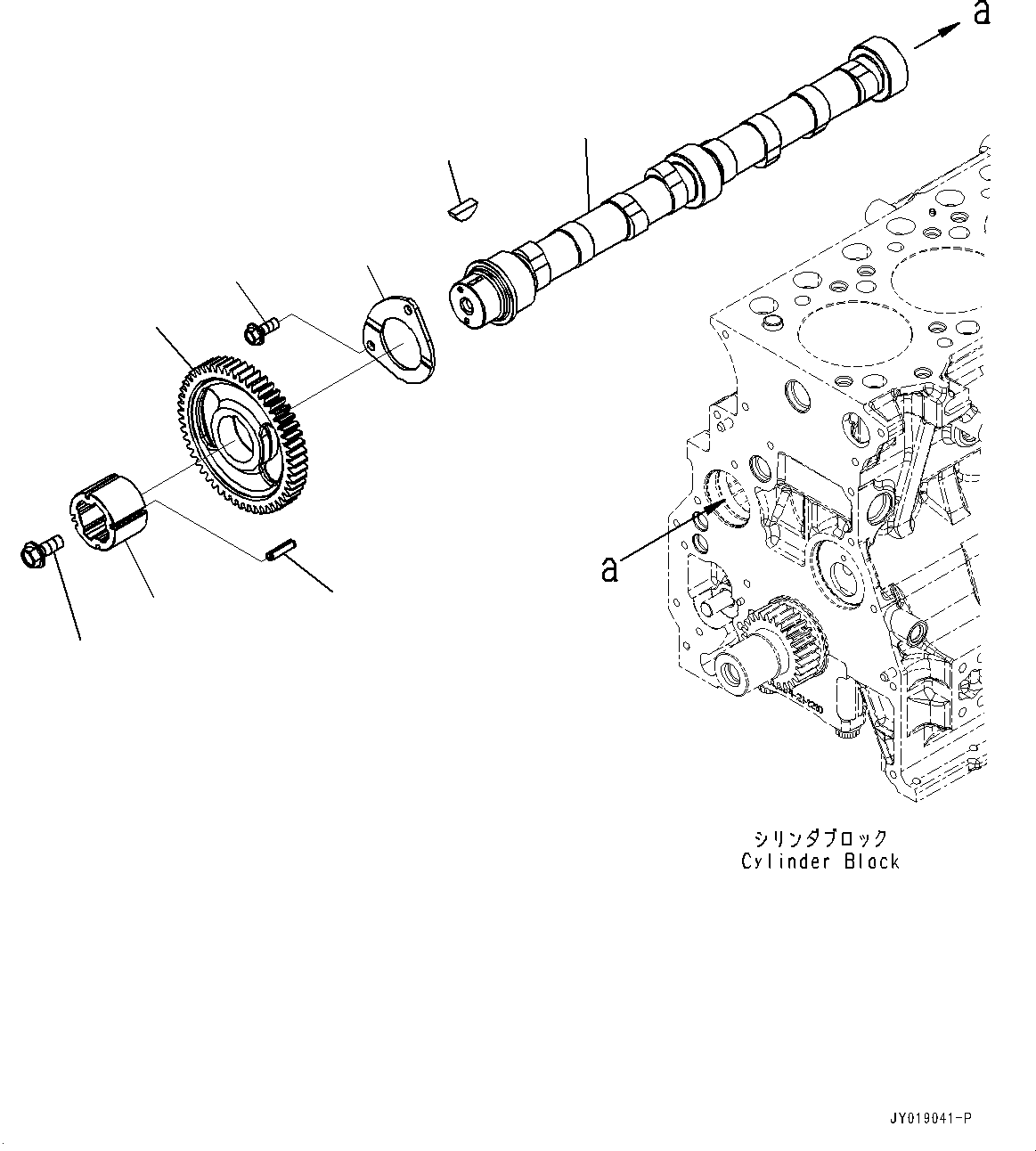 Camshaft Assembly 6275-41-1500 KOMATSU