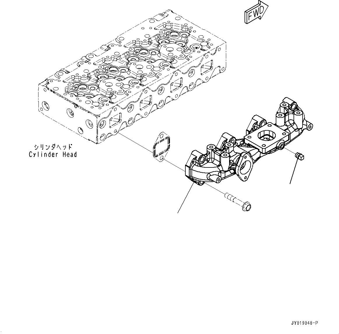 MANIFOLD, EXHAUST 6275-11-5120 KOMATSU