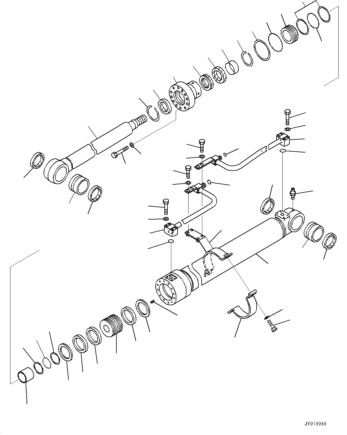 Трубка 707-86-56170 KOMATSU