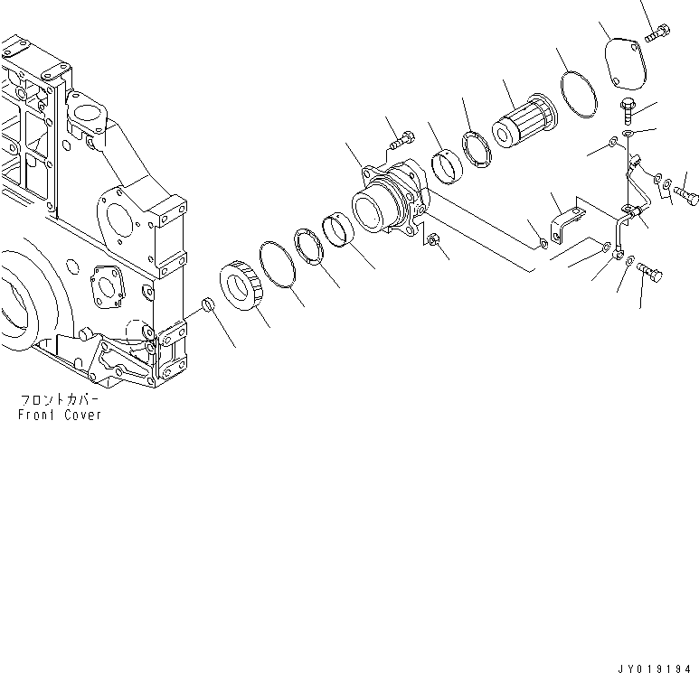 Соединительный болт 6162-73-6550 KOMATSU