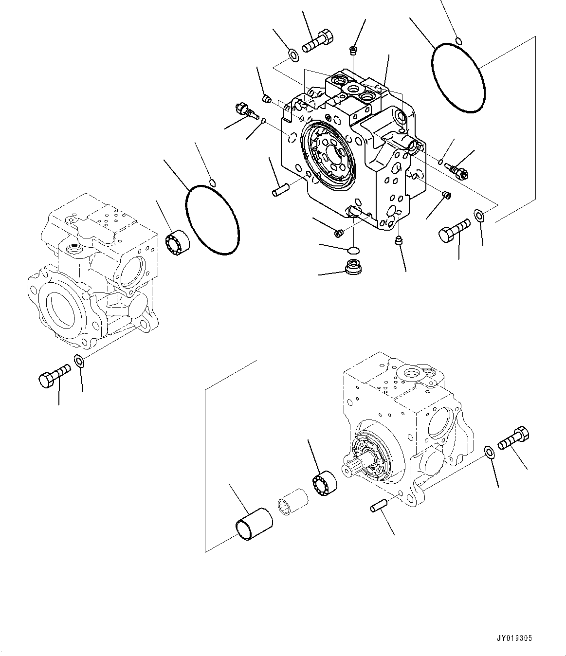 Cap Subassembly, End (720-2M-04280) KOMATSU