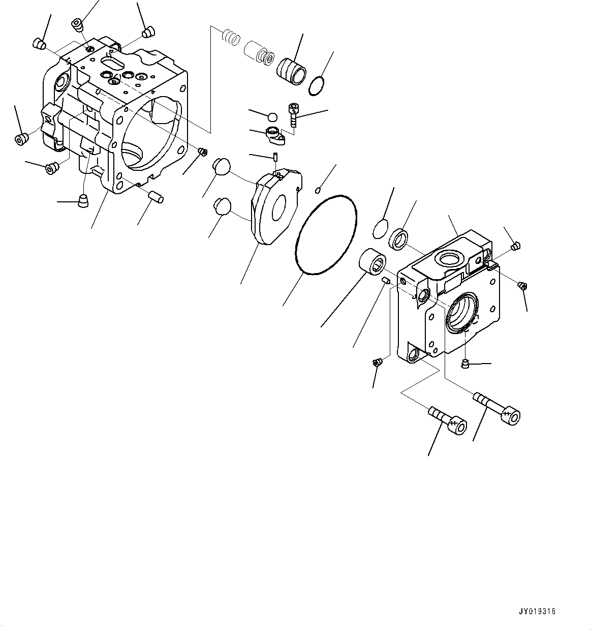 Насос (подузел) (708-1T-01552) KOMATSU
