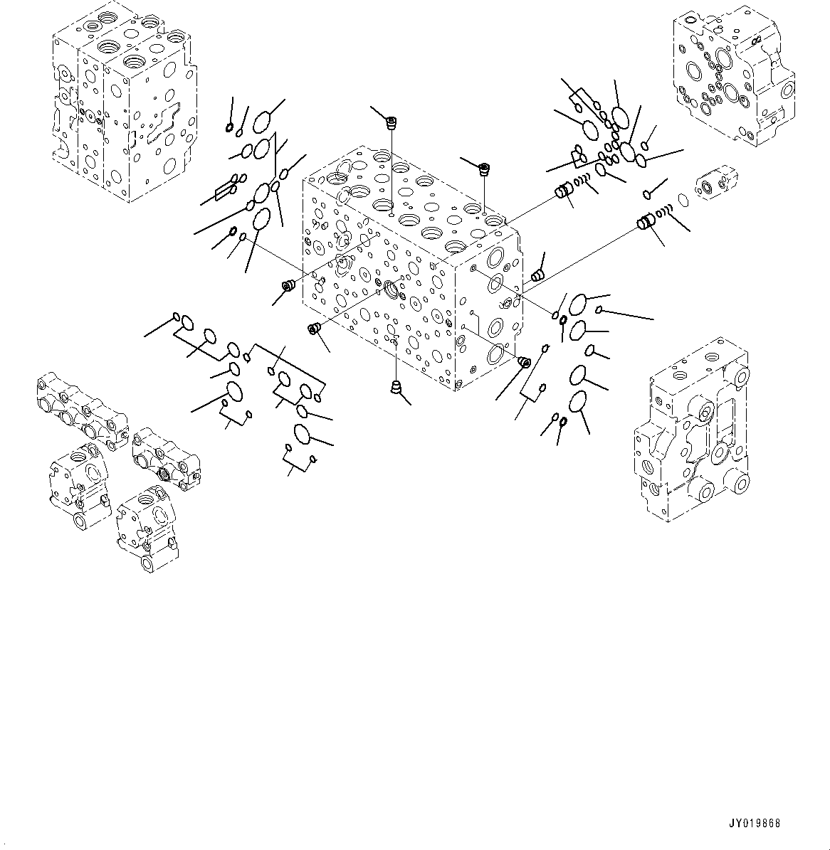 Клапан управления в сборе 723-48-25601 KOMATSU