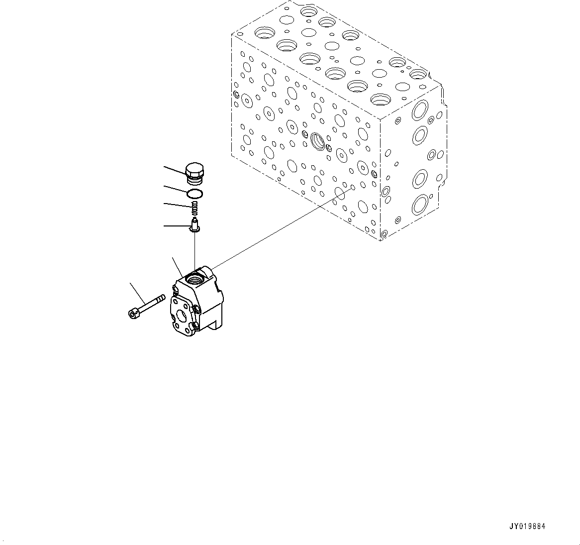 Клапан управления в сборе 723-48-33100 KOMATSU