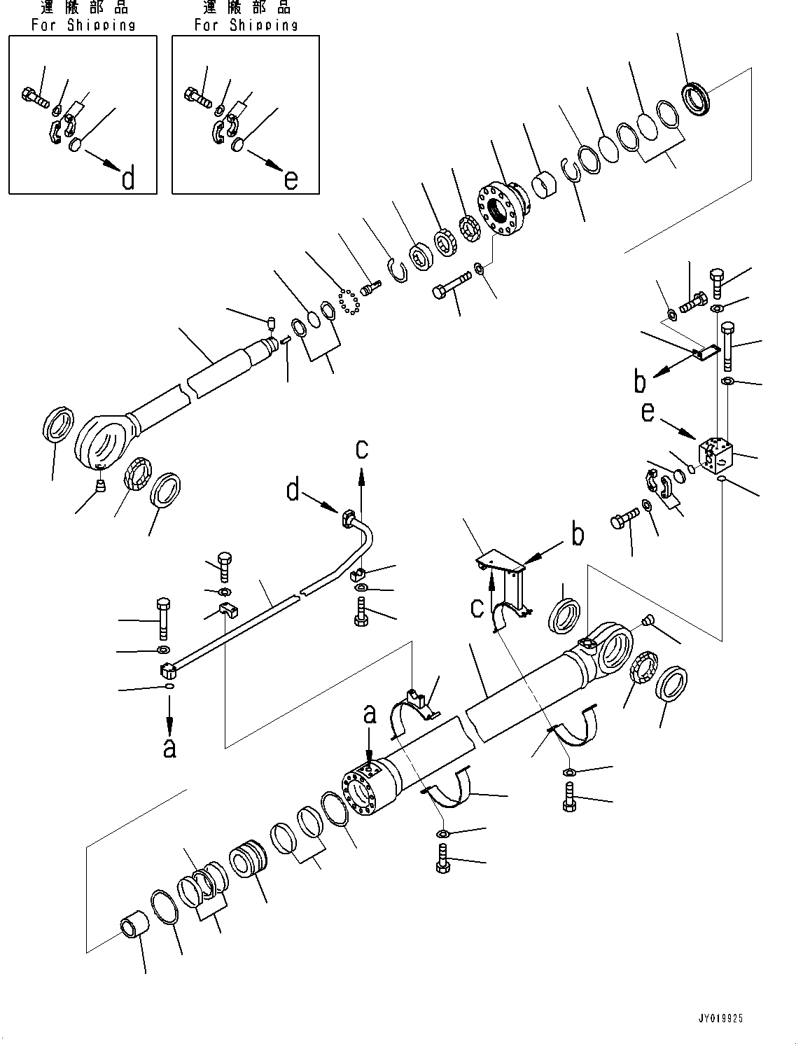 Цилиндр в сборе 707-01-0CH11 KOMATSU