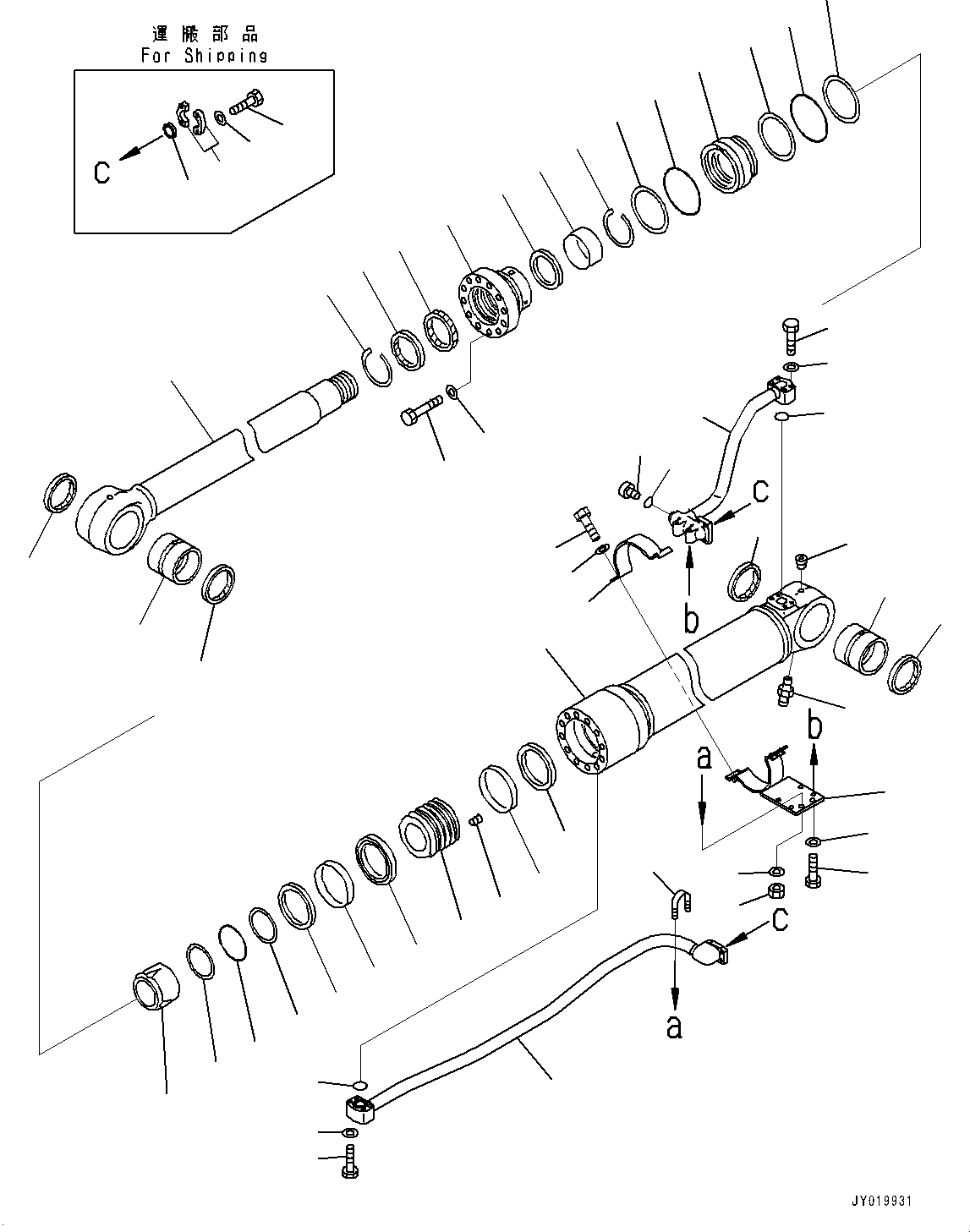 Трубка 707-86-00870 KOMATSU