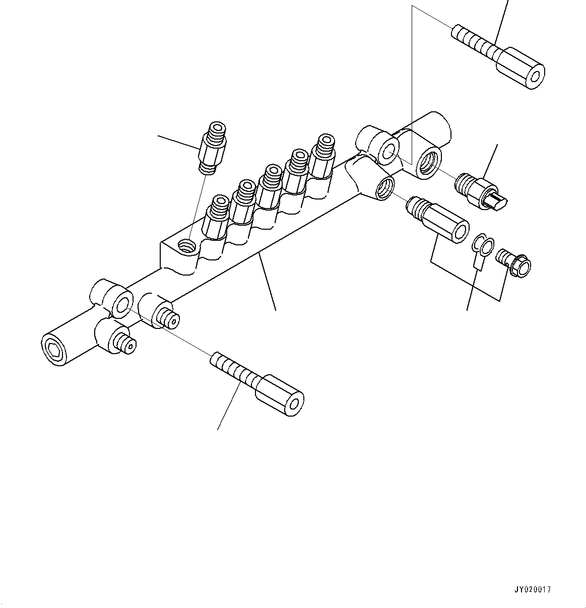 Limiter Assembly, Fuel Pressure ND095420-0750 KOMATSU