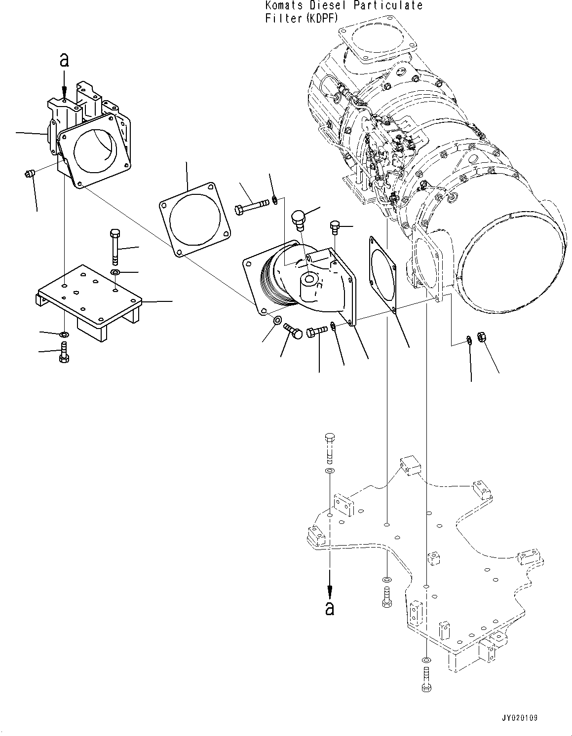 Угольник 6262-11-7510 KOMATSU