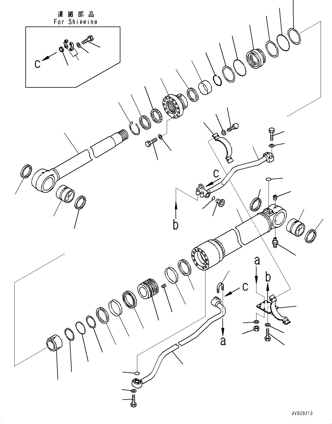 Цилиндр в сборе 707-01-0F441 KOMATSU