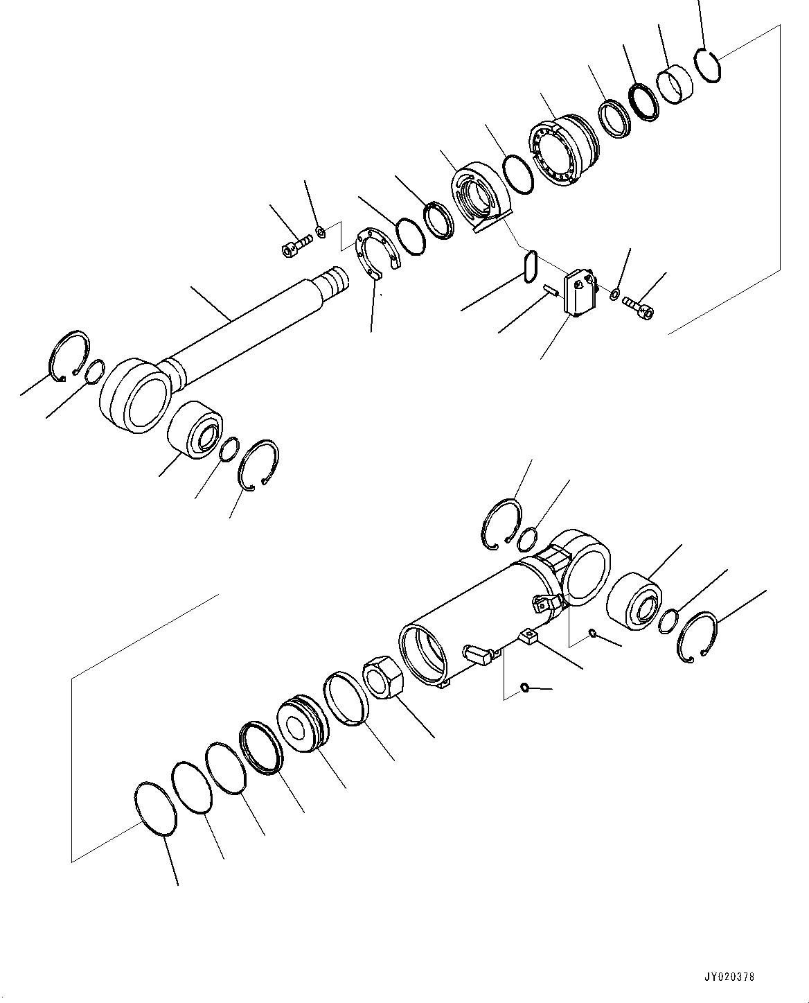 Болт с внутренним шестигранником 01252-70865 KOMATSU