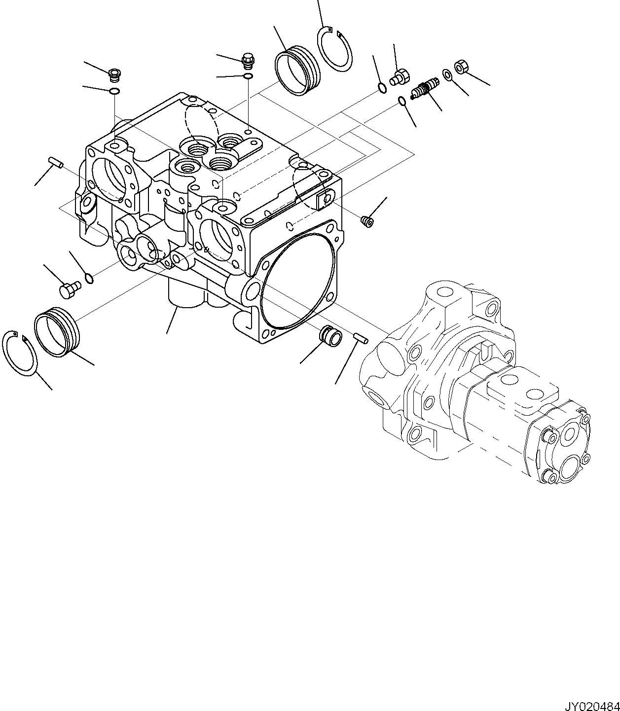 HYDRAULIC PUMP, ASSEMBLY 720-2T-00240 KOMATSU