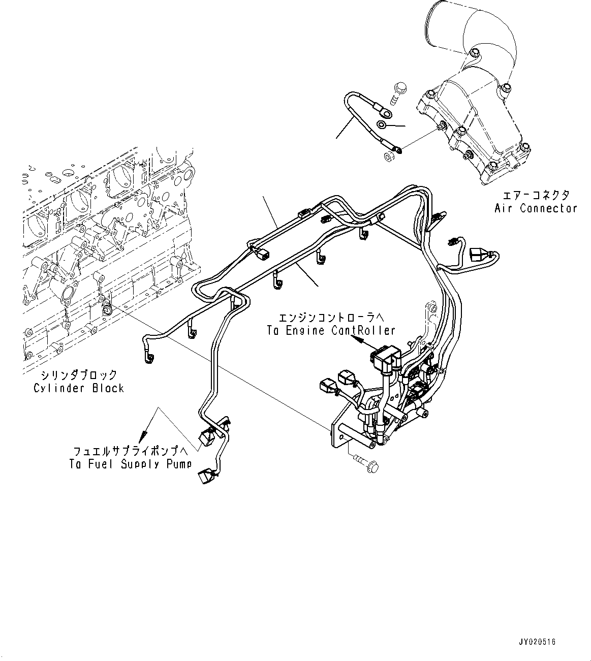 Жгут проводов 6261-81-6130 KOMATSU
