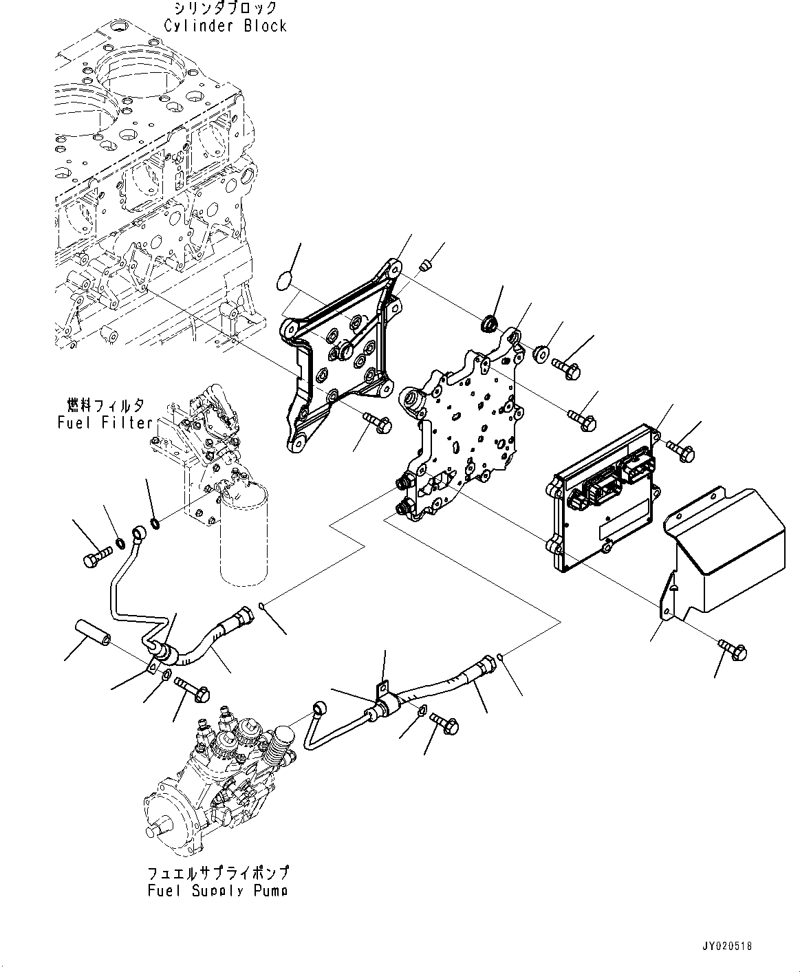 Амортизирующая подушка 600-032-1040 KOMATSU