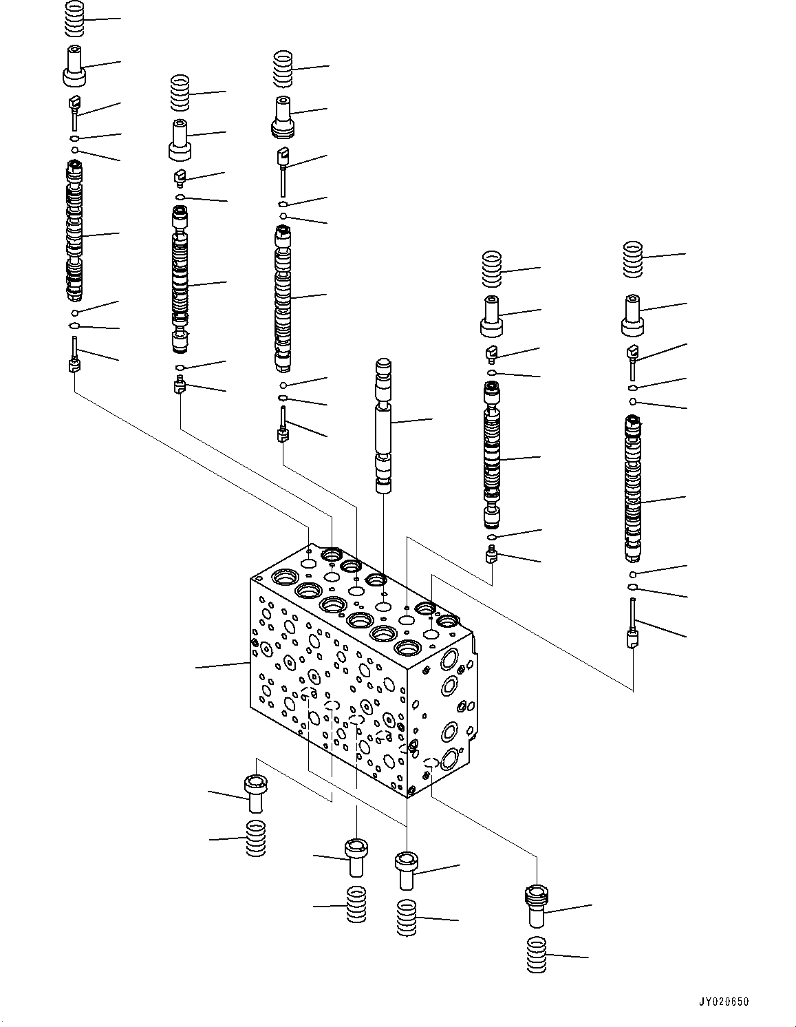 Клапан управления в сборе 723-46-25501 KOMATSU
