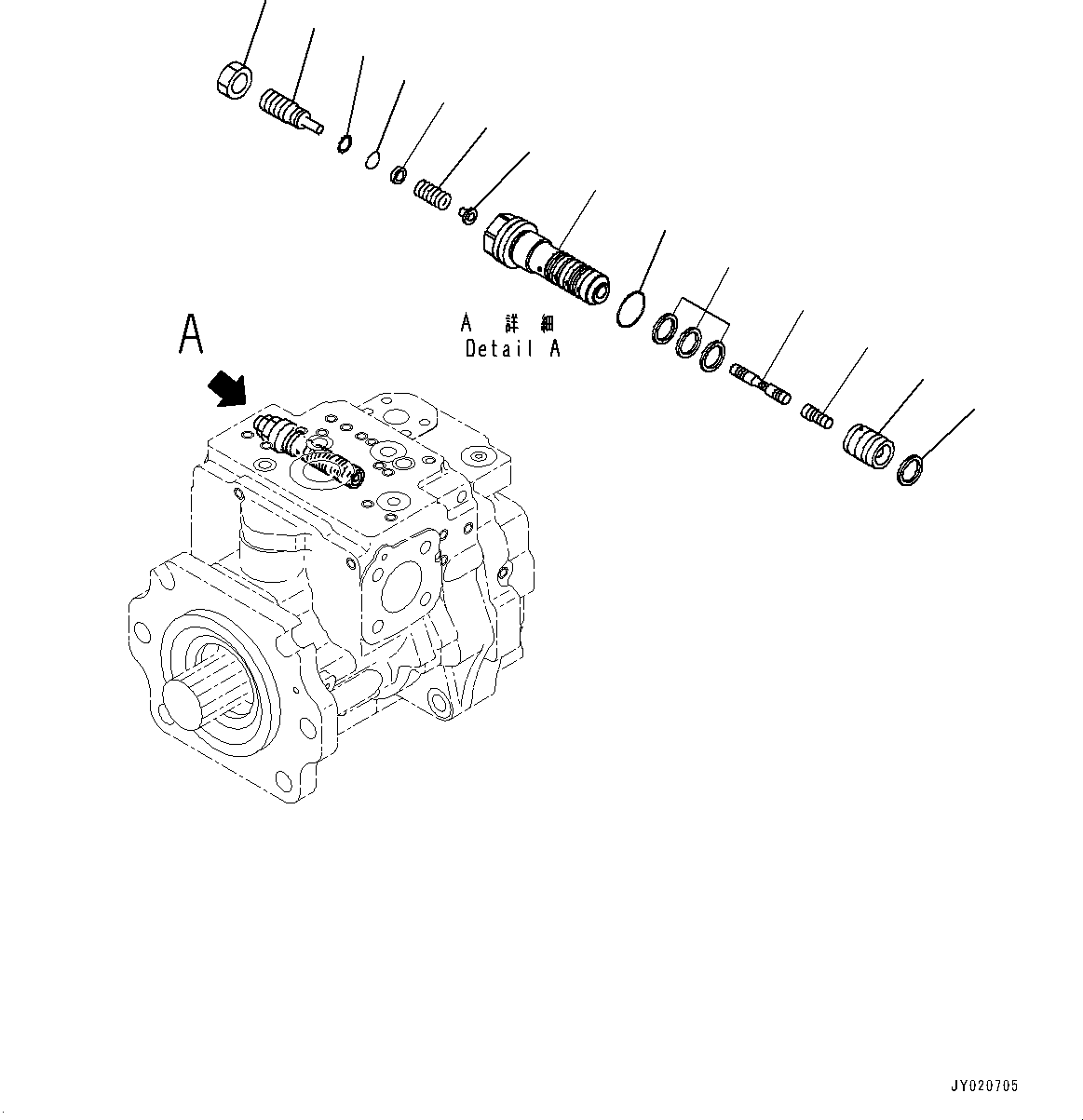 Valve Assembly, LS (708-1H-03320) KOMATSU