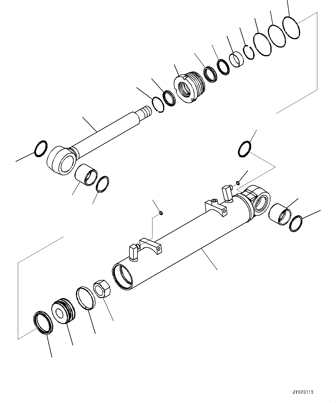 Головка цилиндра 707-29-10A90 KOMATSU
