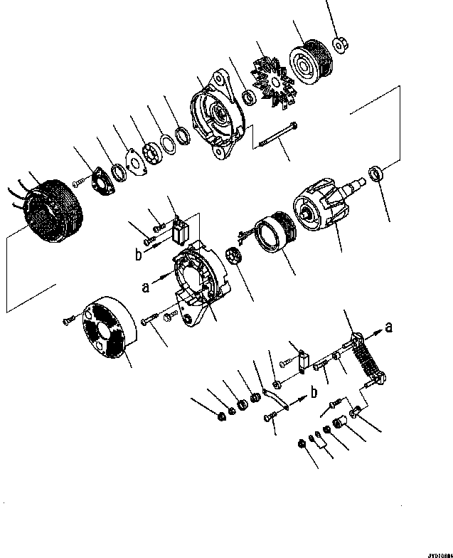 Упорное кольцо KD0-35923-0240 KOMATSU