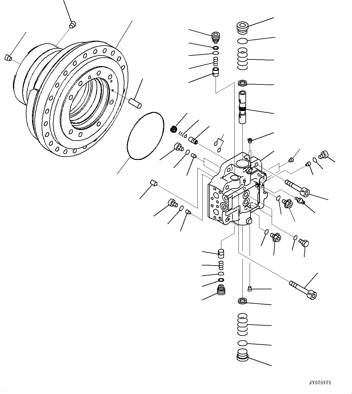 CASE,MOTOR (708-8H-31370) KOMATSU